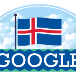 Google doodle celebrates Iceland National Day