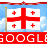 Google doodle celebrates the Georgia Independence Day