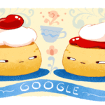 Google doodle honors scones, an afternoon tea treat in the United Kingdom