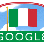 Google doodle celebrates the Italian Republic Day