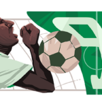 Google doodle celebrates the 60th Birthday of iconic Nigerian footballer ‘Rashidi Yekini’