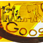 Google doodle honors giant tusked elephant, Ahmed