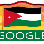 Google doodle celebrates Independence Day in Jordan