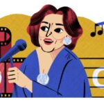 Google doodle honors the Brazilian singer and actress ‘Bibi Ferreira’