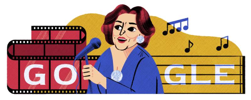 Google doodle honors the Brazilian singer and actress ‘Bibi Ferreira’