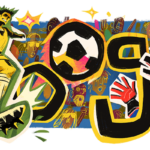 Google doodle celebrates the kickoff of CONMEBOL Copa América 2024