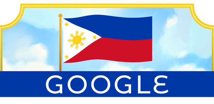 Google doodle celebrates the Philippine Independence Day