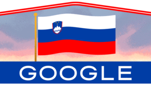 Google doodle celebrates the Slovenia’s National Day
