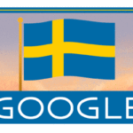 Google doodle celebrates the Sweden National Day