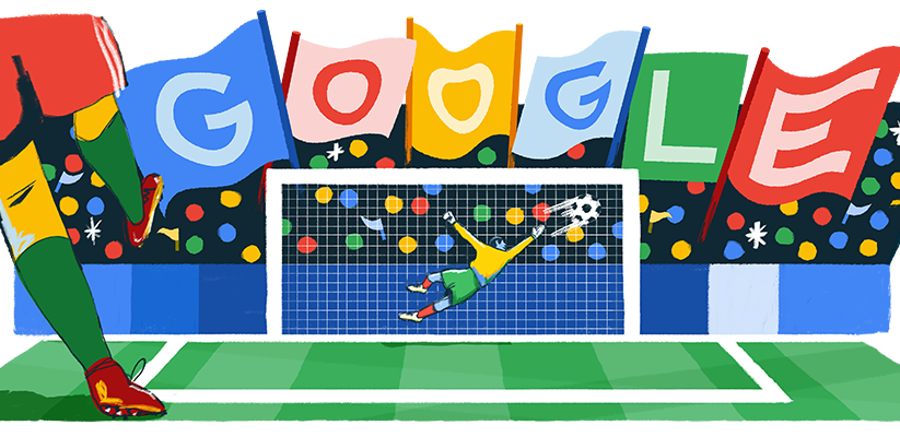 Google doodle celebrates the UEFA Men’s European Championship 2024