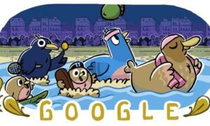 Google Doodle celebrates the start of the 2024 Paris Summer Games