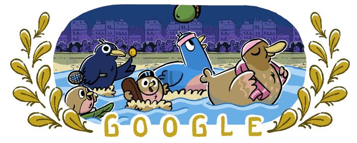 Google Doodle celebrates the start of the 2024 Paris Summer Games