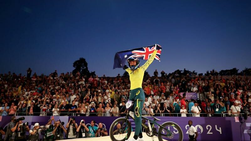 Australia’s Saya Sakakibara Takes Gold in BMX Racing at Paris Games