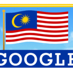 Google doodle celebrates the Hari Merdeka, or National Day, in Malaysia