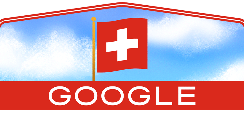 Google doodle celebrates the Switzerland’s National Day