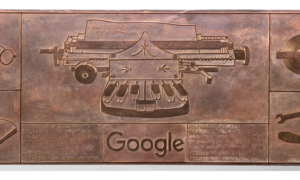 Google doodle honors the Oskar Picht, a German teacher and inventor who created the first braille typewriter