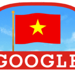 Google doodle celebrates the National Day in Vietnam