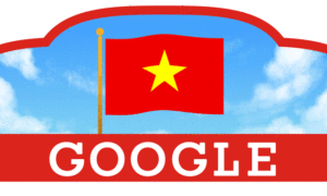 Google doodle celebrates the National Day in Vietnam