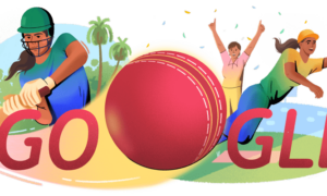 Google doodle celebrates the 2024 ICC Women’s T20 Cricket World Cup