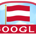 Google doodle celebrates the Austrian National Day