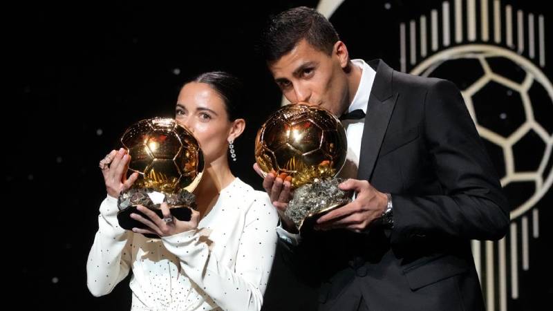 Aitana Bonmatí and Rodri win the women’s and men’s Ballon d’Ors awards