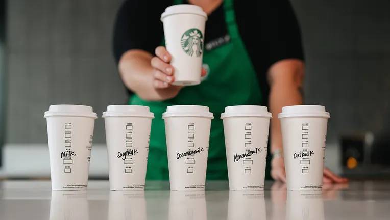 Starbucks is going to stop charging more for dairy substitutes