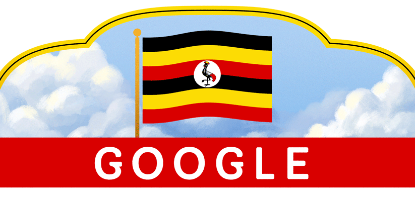 Google doodle celebrates the Uganda’s Independence Day