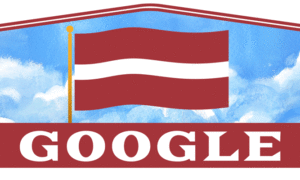 Google doodle celebrates the Latvia’s Independence Day