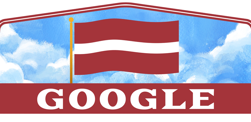 Google doodle celebrates the Latvia’s Independence Day