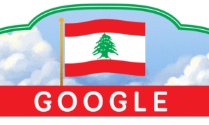 Google doodle celebrates the Lebanon’s Independence Day